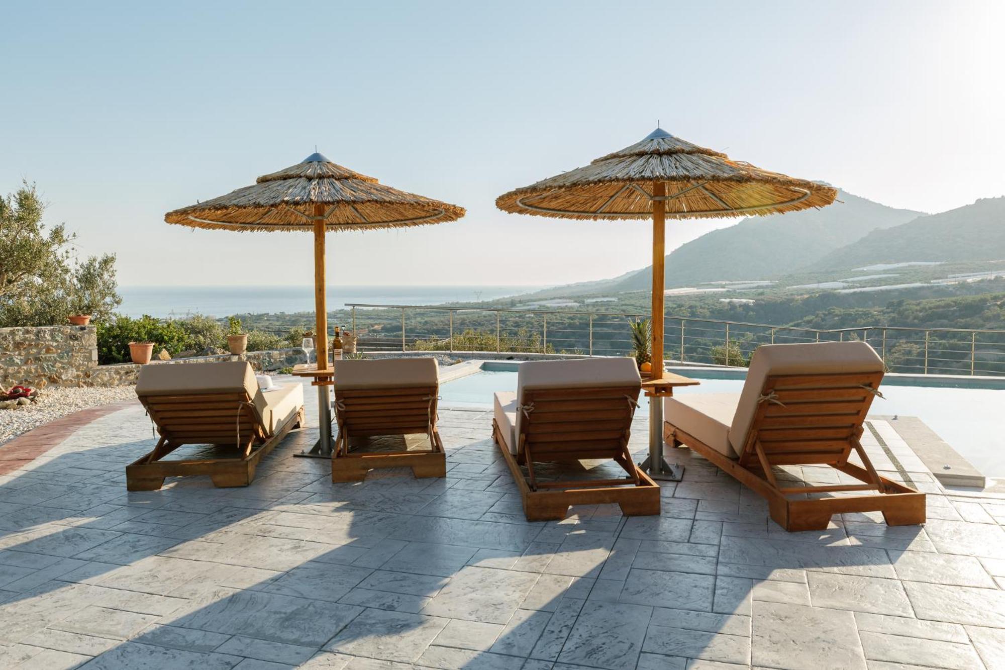 Mediterranean View Villa Makry Gialos  Exterior photo
